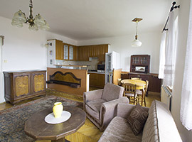 Pronájem bytu 3+kk, 83m2, Praha 3 Vinohrady, po rekonstrukci, zařízený